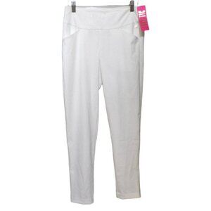 LILLY PULITZER Luxletic white high rise leggings women's size 2 inseam 28" NEW